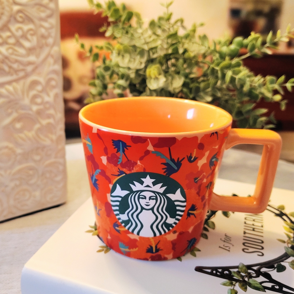 Starbucks Orange Autumn Mug